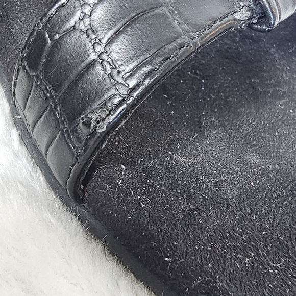 Vionic Womens Rest Amber Backstrap Adjustable Sandal Black Croc Size 6 - Picture 9 of 9